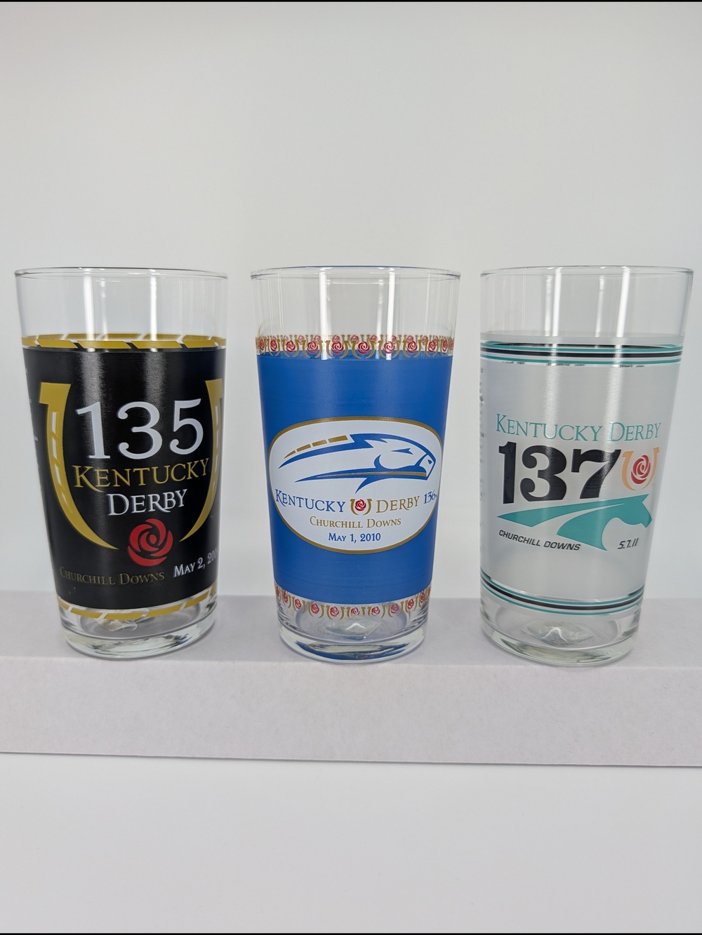 8 Kentucky Derby Commemorative Mint Julep Glasses 118/120/121/129/131/135-137 - Picture 10 of 13